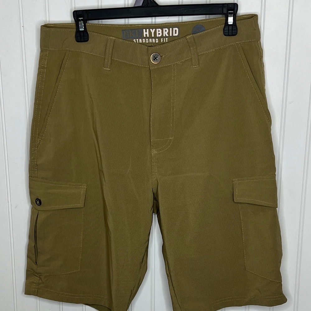BKE Men's Khaki Hybrid Shorts Size 32
